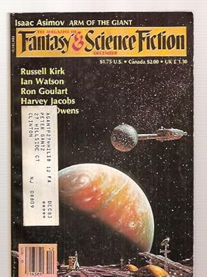 Seller image for The Magazine of Fantasy and Science Fiction December 1983 Volume 65 No. 6, Whole No. 391 for sale by biblioboy