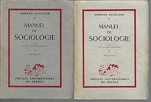 Manuel de sociologie 2 volumes