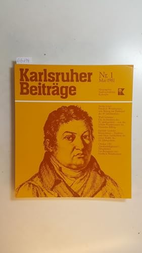 Seller image for Vortragsfolge anlsslich des Weinbrenner-Jahres 1976 / (Hrsg.: Stadt Karlsruhe) (Karlsruhe: Karlsruher Beitrge ; Nr. 1) for sale by Gebrauchtbcherlogistik  H.J. Lauterbach
