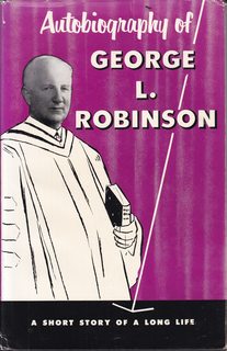 Autobiography of George L. Robinson