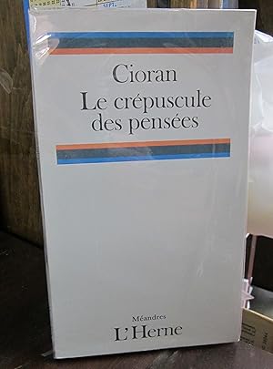 Seller image for Le crepuscule des pensees for sale by Atlantic Bookshop