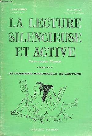 Image du vendeur pour La lecture silencieuse et active cours moyen 2e anne classe de 6e 32 dossiers individuels de lecture - Incomplet. mis en vente par Le-Livre