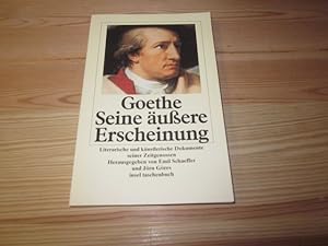 Imagen del vendedor de Goethe - seine uere Erscheinung : literarische und knstlerische Dokumente seiner Zeitgenossen. hrsg. von Emil Schaeffer und Jrn Gres / Insel-Taschenbuch ; 2275 a la venta por Versandantiquariat Schfer