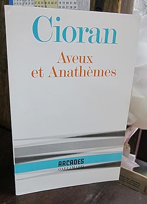 Bild des Verkufers fr Aveux et anathemes zum Verkauf von Atlantic Bookshop