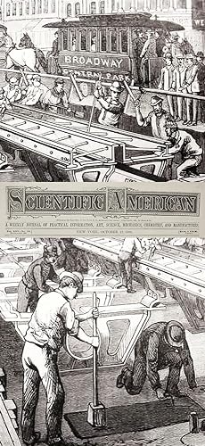 " The Broadway Cable Railway, New York " / Scientific American / A Weekly Journal Of Practical In...