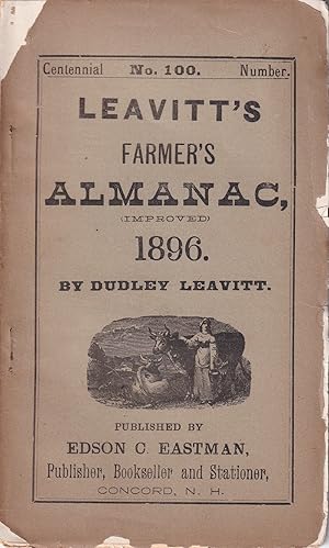 Imagen del vendedor de Leavitt's Farmer's Almanac, (Improved) 1896 a la venta por Kenneth Mallory Bookseller ABAA