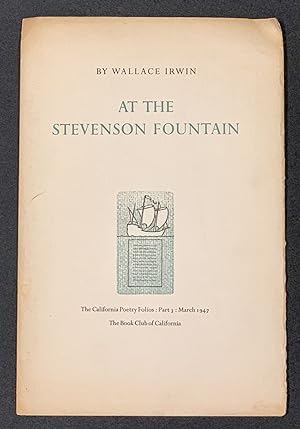 Imagen del vendedor de At The STEVENSON FOUNTAIN [Portsmouth Plaza, San Francisco].; The California Poetry Folios : Part 3 : March 1947 a la venta por Tavistock Books, ABAA