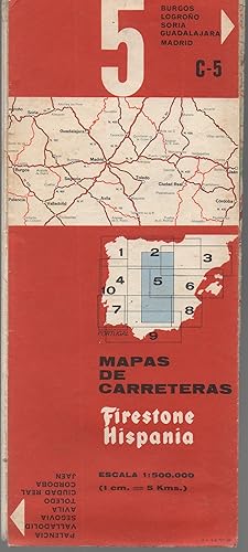 Imagen del vendedor de Mapas de Carreteras C-5 Firestone Hispania Spanish Edition a la venta por Book Booth