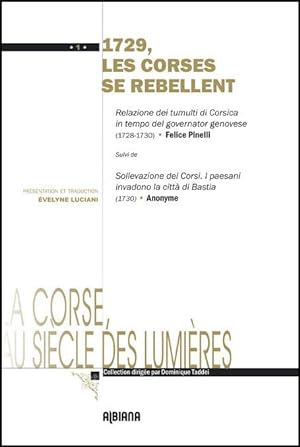 Bild des Verkufers fr 1729 les Corses se rebellent zum Verkauf von Chapitre.com : livres et presse ancienne