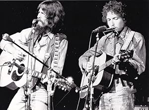 Bild des Verkufers fr The Concert for Bangladesh (Original photograph of George Harrison and Bob Dylan from the 1972 film) zum Verkauf von Royal Books, Inc., ABAA