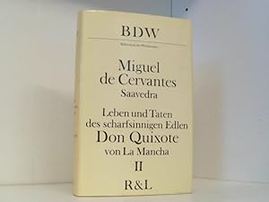 Immagine del venditore per Leben und Taten des scharfsinnigen Edlen Don Quixote von La Mancha. Zweiter Teil. venduto da Book Broker