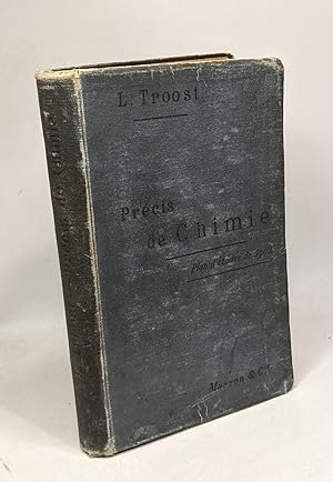 Précis de Chimie - 35e édition entièrement refondue conformément au programme du 31 mai 1902