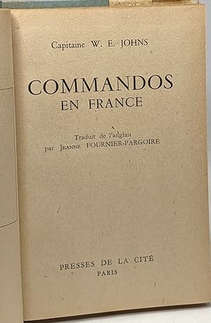 Imagen del vendedor de Commandos en France a la venta por crealivres