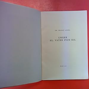 Imagen del vendedor de Unser Hl. Vater Piu XII. a la venta por biblion2