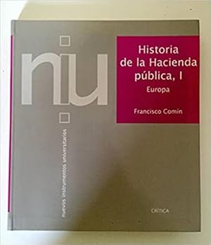 Imagen del vendedor de Historia de la Hacienda Pblica, I. Europa a la venta por Ana Lorenzo Libros