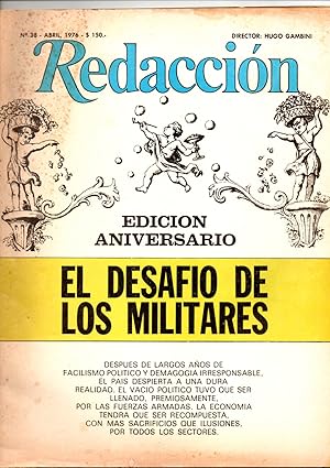 Imagen del vendedor de REVISTA REDACCION Nro. 38 - Abril 1976 a la venta por Gustavo I. Gonzalez