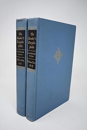 Seller image for The Reader's Encyclopedia Second Edition Deluxe Library Binding Including Eight Portfolios of Full Page Illustrations in Two Volumes (COMPLETE - Volume One and Two) [Hardcover] William Rose Benet for sale by Alder Bookshop UK