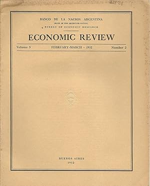 Imagen del vendedor de Economic Review. February - March, 1932. Volume 5, Number 2. a la venta por Lincbook