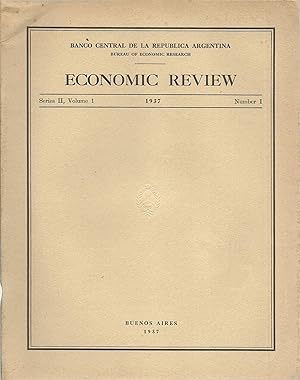 Imagen del vendedor de Economic Review. Series Ii, Volume 1 Number 1, 1937 a la venta por Lincbook