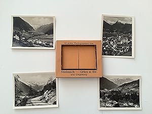 Bild des Verkufers fr 12 echte Photographien von Steinach Grie am Brenner und Umgebung. zum Verkauf von Michael Steinbach Rare Books