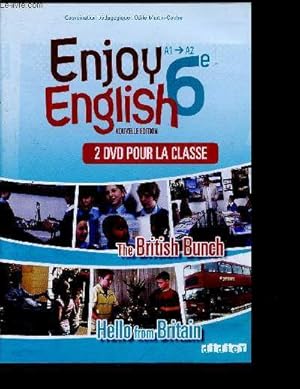 Image du vendeur pour Enjoy English 6me- Coffret incomplet : 1seul DVD pour la classe - hello from britain - getting ready - start of the day - packed lunches - buying ice cream - after school - PE lessons - my house - what do you want for christmas - decorating the house. mis en vente par Le-Livre