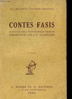 Bild des Verkufers fr Conte Fasis recueillis d'aprs la tradition orale - Les prosateurs trangers modernes zum Verkauf von Le-Livre