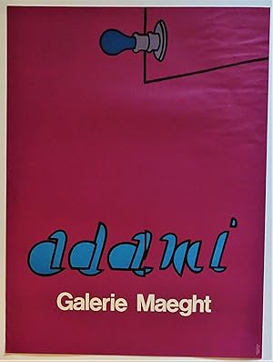 Seller image for ADAMI Galerie Maeght (Lithograph Exhibition Poster) for sale by Dale Steffey Books, ABAA, ILAB
