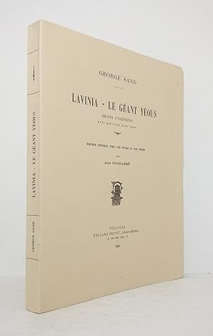 Seller image for Lavinia - Le Gant Yous. for sale by Librairie KOEGUI