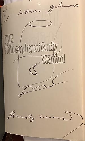 The Philosophy of Andy Warhol (From A to B & Back Again) (Signed & Inscribed with Campell Soup Ca...