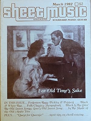 Sheet Music Magazine: March 1982 (Standard Piano/Guitar)