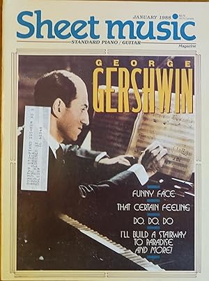 Sheet Music Magazine: January 1988 Volume 12 Number 1 (Standard Piano / Guitar Edition)
