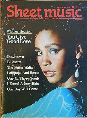 Sheet Music Magazine: January 1987 Volume 11 Number 1 (Standard Piano / Guitar Edition)