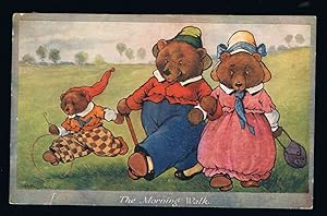 The Morning Walk Bear Postcard