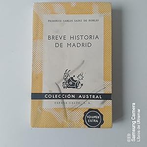 Seller image for Breve historia de Madrid. for sale by Libros de Ultramar. Librera anticuaria.