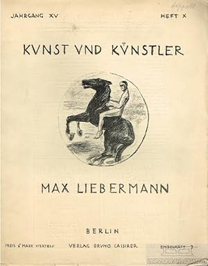 Kunst und Künstler. Jahrgang XV , Heft X, Januar 1917 Max Liebermann