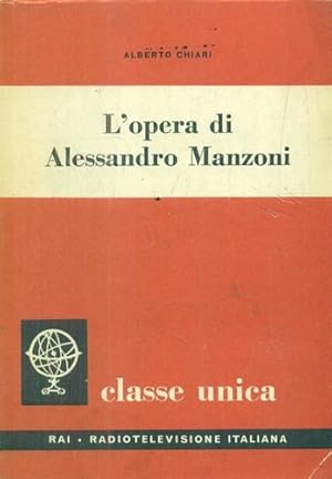 Seller image for L'opera di Alessandro Manzoni. for sale by FIRENZELIBRI SRL