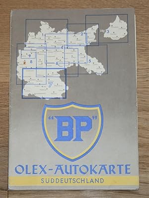 "BP" OLEX-AUTOKARTE 7. Süddeutschland. 1:750.000