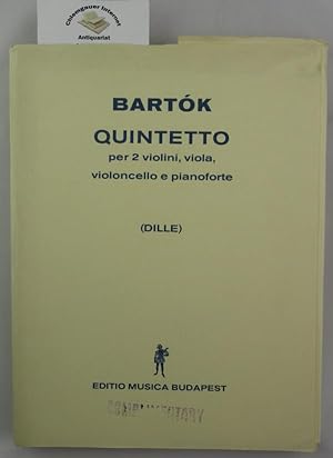 Quintetto per 2 violini, viola, violoncello e pianoforte. A cura di Denijs Dille PN Z. 6338 (1970)