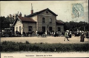 Ansichtskarte / Postkarte Vaucresson Hauts de Seine, Descente de la Gare