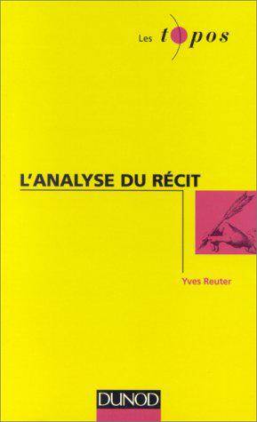 Imagen del vendedor de L'analyse du rcit a la venta por JLG_livres anciens et modernes