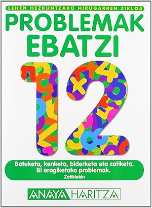 Seller image for Problemak Ebatzi 12. for sale by Imosver