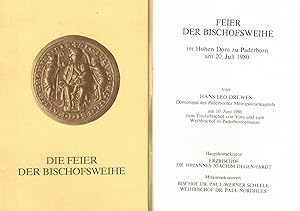 Bild des Verkufers fr Feier der Bischofsweihe im Hohen Dom zu Paderborn am 10. Juni 1980 (Dompropst Hans Leo Drewes) zum Verkauf von Paderbuch e.Kfm. Inh. Ralf R. Eichmann