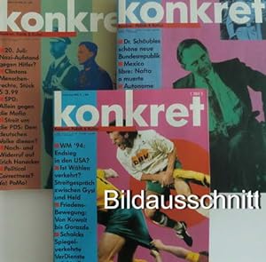 12 Zeitschriften: Konkret 1994 Heft 1, 2, 3, 4, 5, 6, 7, 8, 9, 10, 11, 12