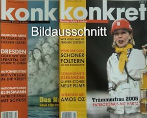 12 Zeitschriften: Konkret 2005 Heft 1, 2, 3, 4, 5, 6, 7, 8, 9, 10, 11, 12