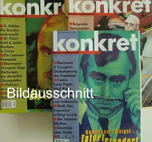 12 Zeitschriften: Konkret Politik & Kultur Jahrgang 1997 Heft 1, 2, 3, 4, 5, 6, 7, 8, 9, 10, 11,12