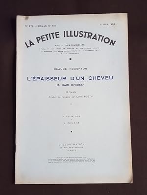 Imagen del vendedor de La petite illustration - N874 - 11 Juin 1938 a la venta por Librairie Ancienne Zalc