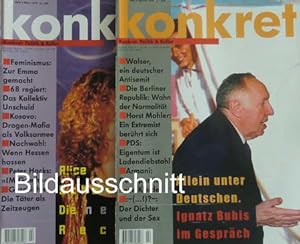12 Zeitschriften: Konkret 1998 Heft 1, 2, 3, 4, 5, 6, 7, 8, 9, 10, 11, 12