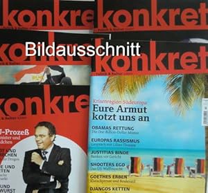 12 Zeitschriften: Konkret 2013 Heft 1, 2, 3, 4, 5, 6, 7, 8, 9, 10, 11, 12