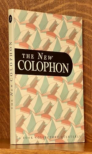 Seller image for THE NEW COLOPHON - VOLUME I, PART THREE, JULY, 1948 for sale by Andre Strong Bookseller