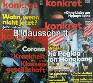 12 Zeitschriften: Konkret 2020 Heft 1, 2, 3, 4, 5, 6, 7, 8, 9, 10, 11, 12